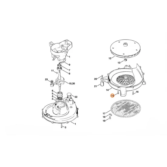 STIHL  Śruba z łbem cylindrycznym M5x18 9048 216 1010